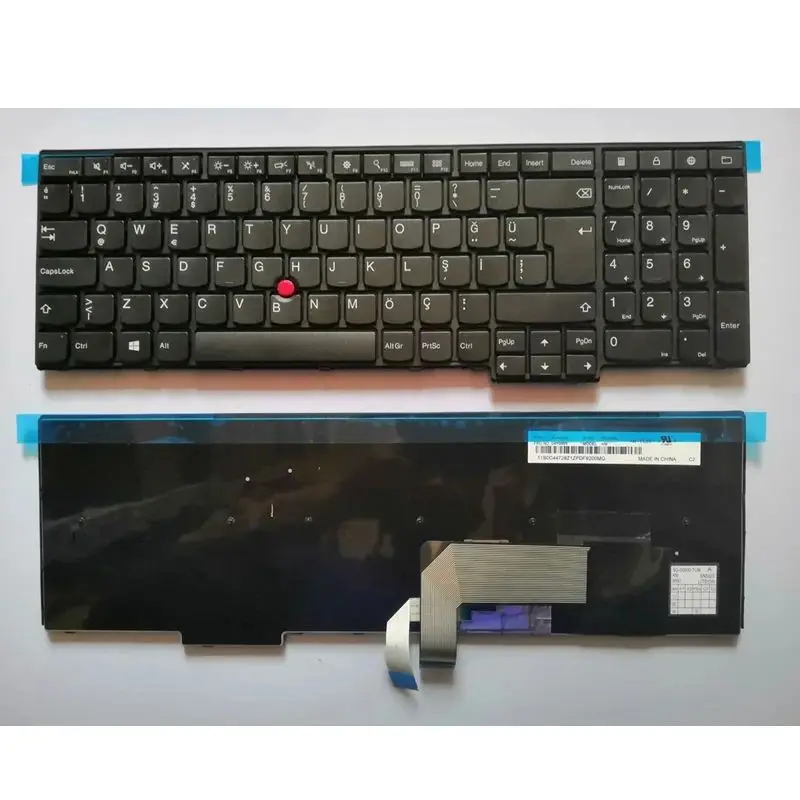 U Brand US Layout Replacement Keyboard for Lenovo ThinkPad T540 T540p L540 W540 W541 T550 W550 W550s T560 L560 L570 P50s Laptop (NO Backlit