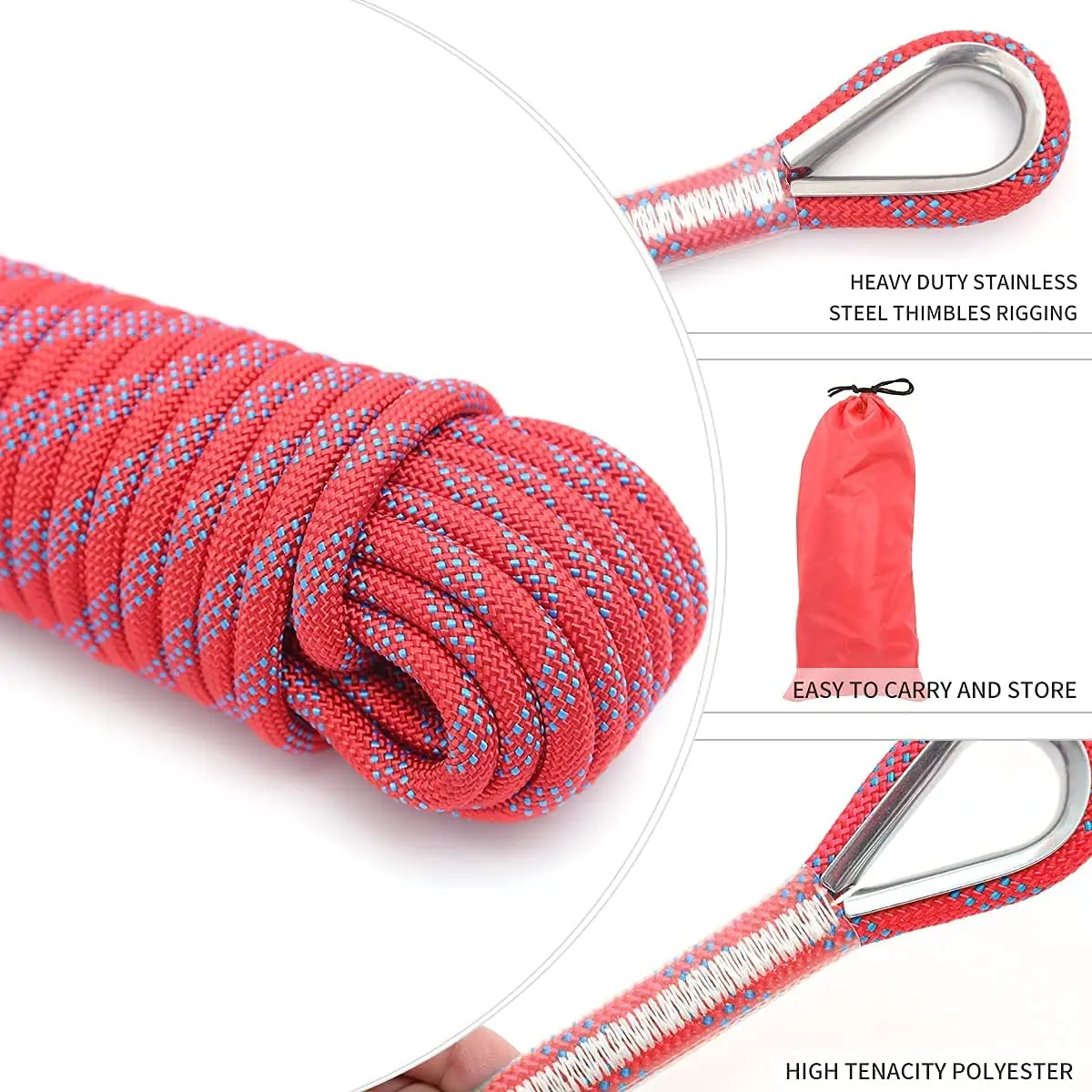 10mm Nylon Rope for Outdoor Climbing