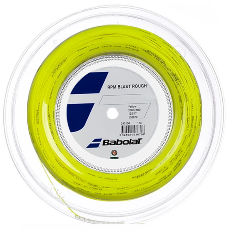 RPM BLACK SWIRL-WIND Blast Polyester Tennis Line Polyester Hard Wire tennis string