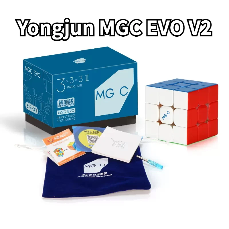 

[Funcube] Yongjun MGC EVO V2 Yj MGC EVO V2 3x3 Professional Core Magnetic Magic Speed Cube Toy 3x3x3 Magnets Cubing Cubo Magico