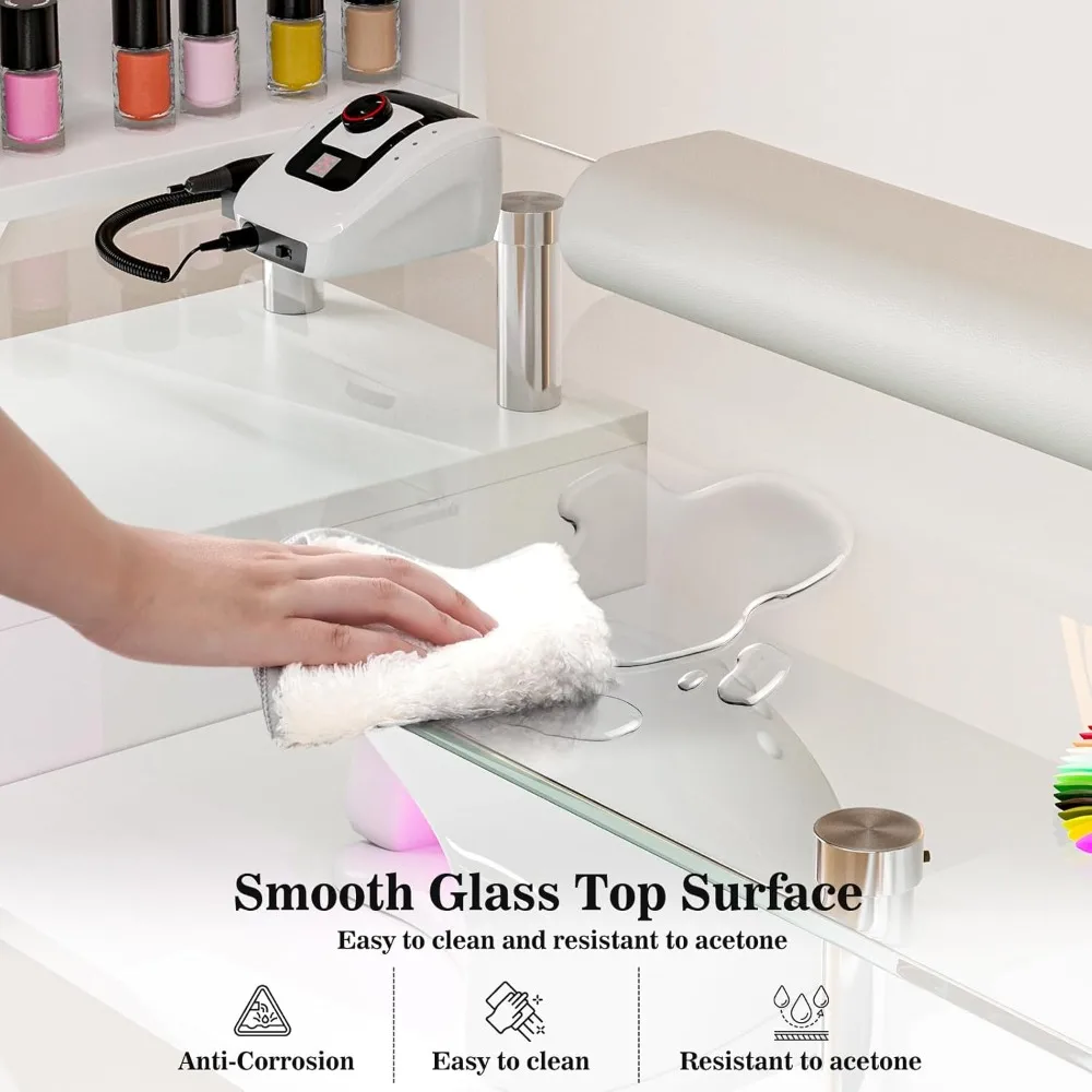 Ljustra Nail Desk with Storage