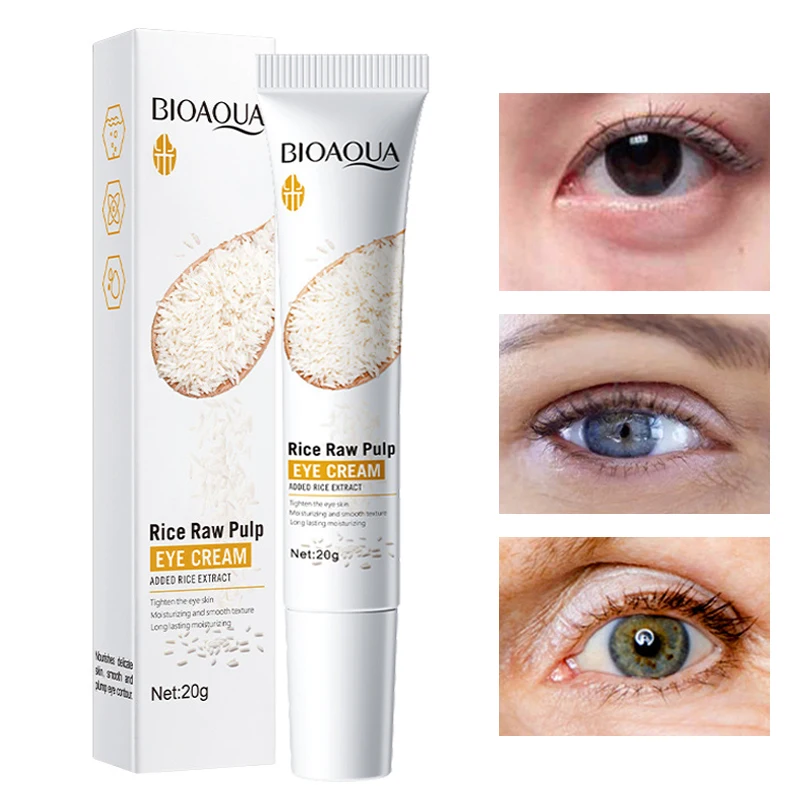 BIOAQUA White Rice Eye Cream Lighting Eyes Anti Wrinkle Eye Creams Anti