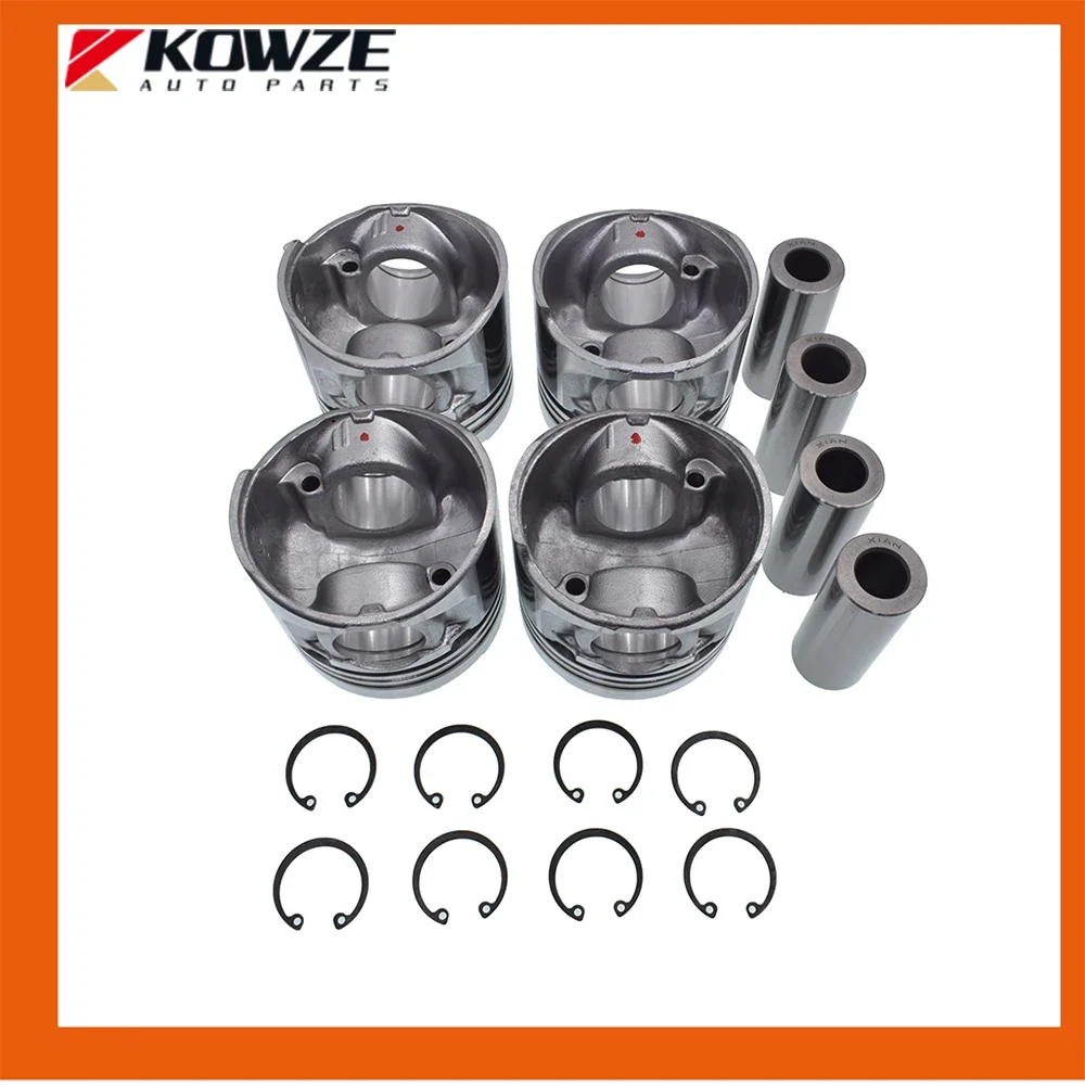 Standard Size Piston & Pin Assy for PAJERO MONTERO SPORT L200 2500 DIESEL 4D56 1110A593