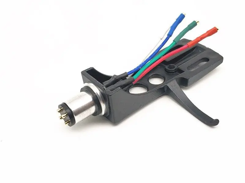 

4 Pin Contacts Black Turntable Headshell For Technics For Turntables Fit Phono Turntables Headshells Accessories DropShipping