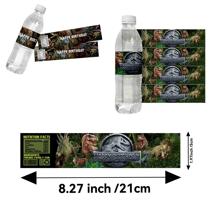 Jurassic World Dinosaur Party Supplies - Disposable Tableware Balloons Banners Cake Flags