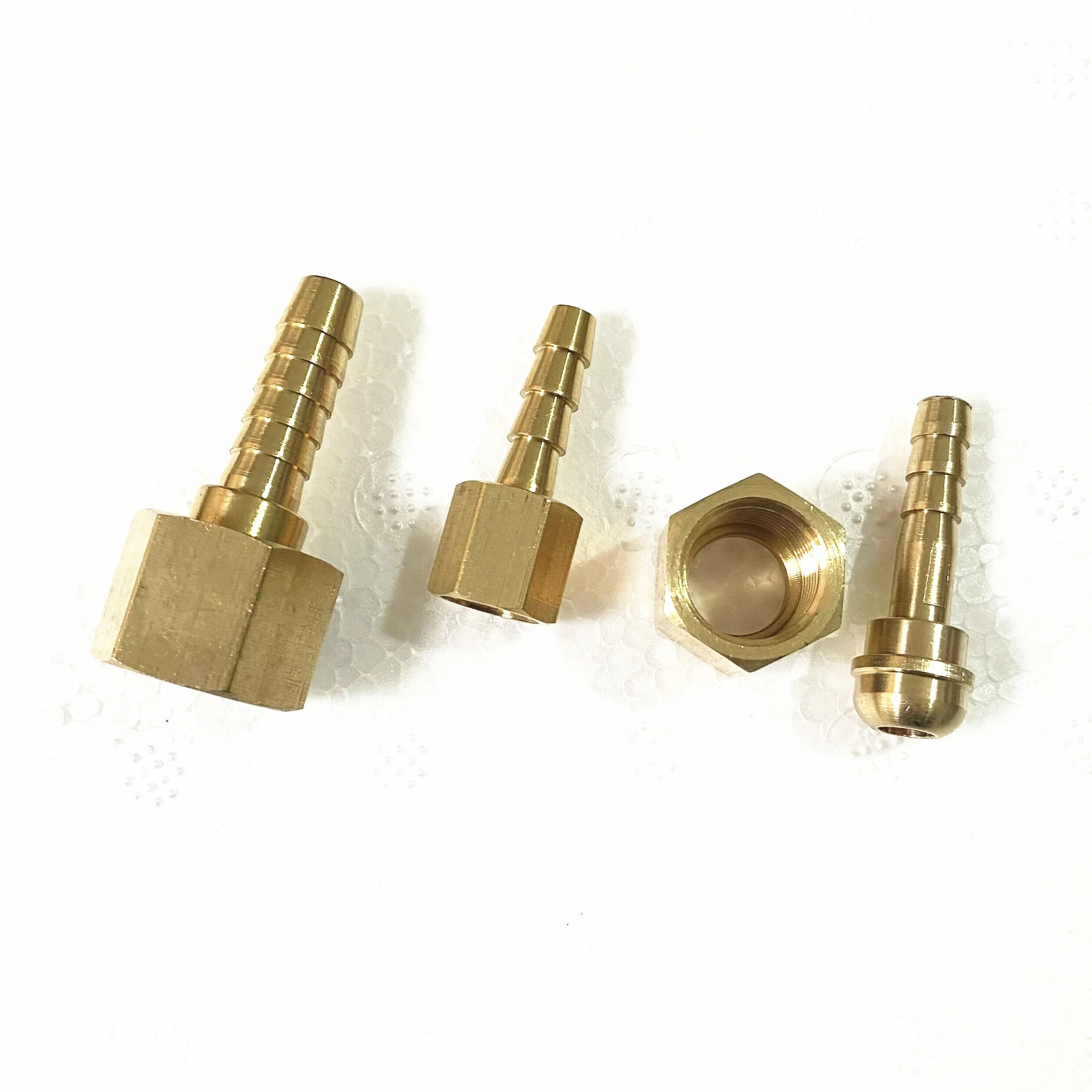 

6mm 8mm 10mm Hose Barb x M10 M12 M14 M16 Metric Female Thread Left Hand Brass Pipe Fitting Coupler Connector Adapter