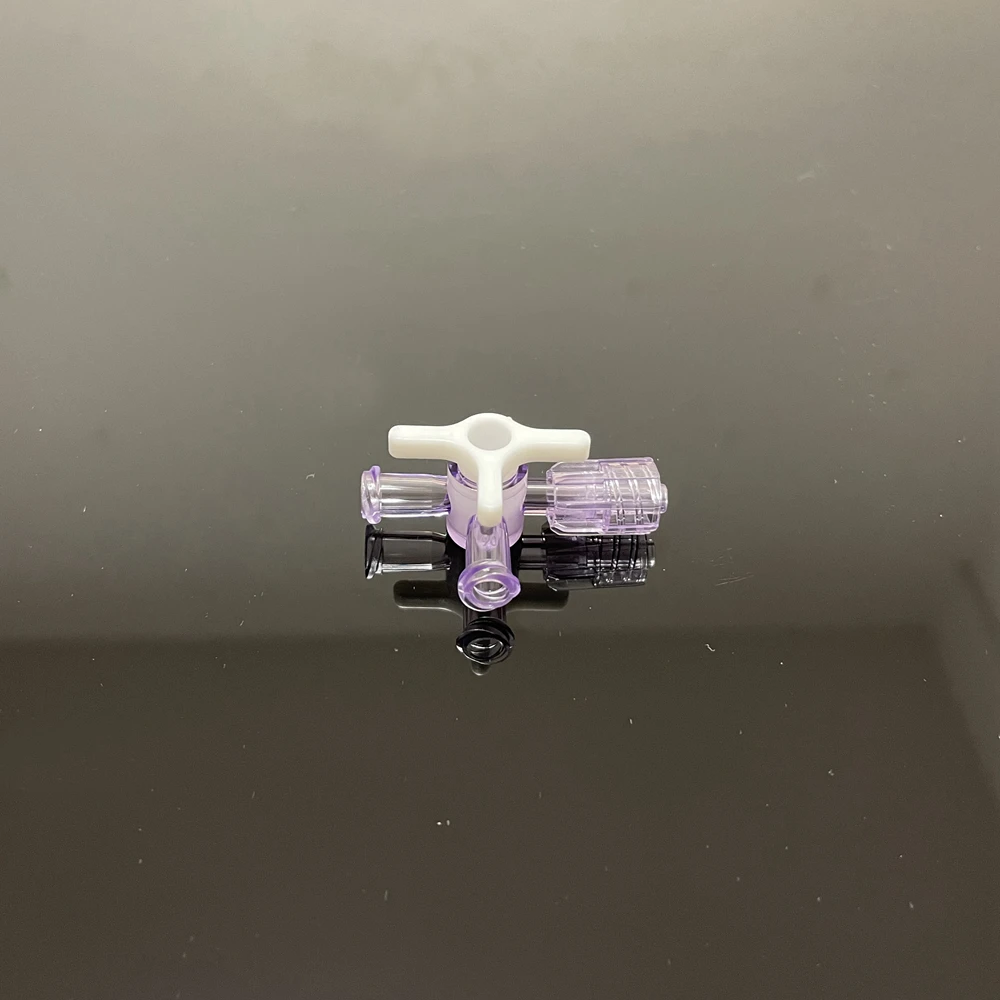 

5 PCS 3 Way Plastic Stop Cock Valve FDA