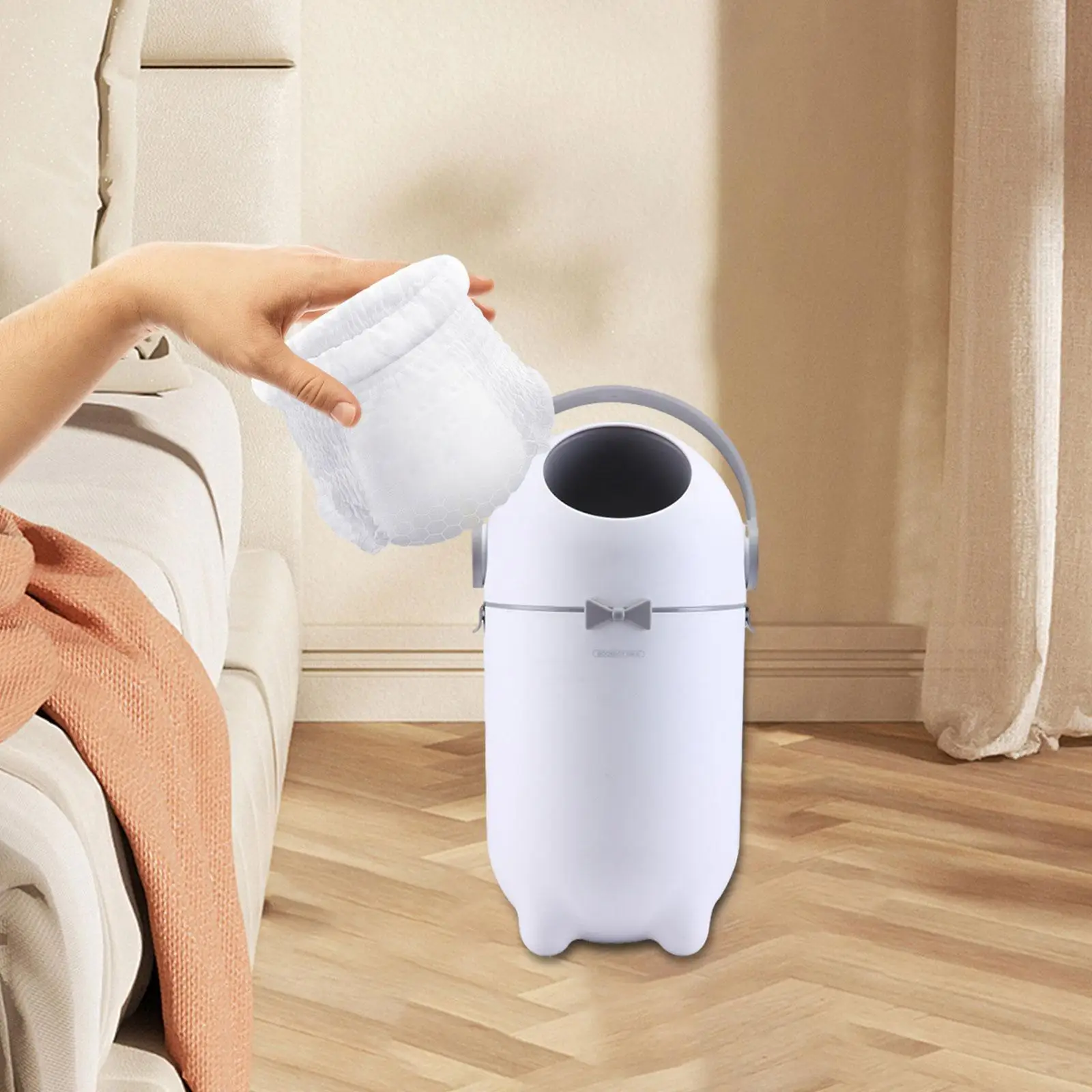 15 L Diaper Trash Can Waste Container for Farmhouse Restaurant Study Room