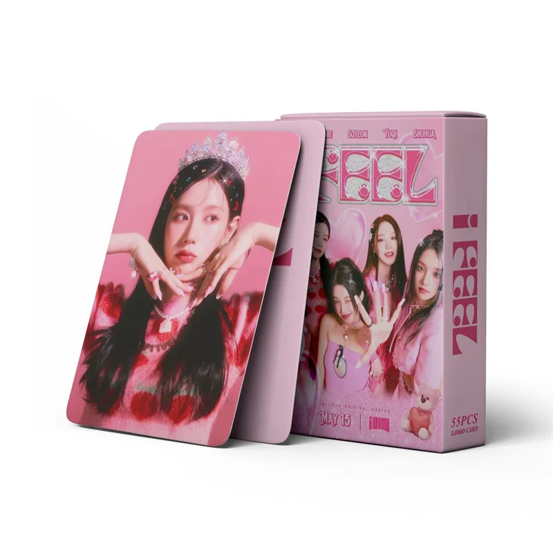 55PCS Gidle New Album Nxde Lomo Card World Tour Photocards I Never