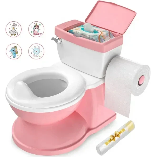 Baby Training Toilets Seat Ladder Cheap Supplies Children's Cartoon Bedpan Direct Manufacturer Delivery