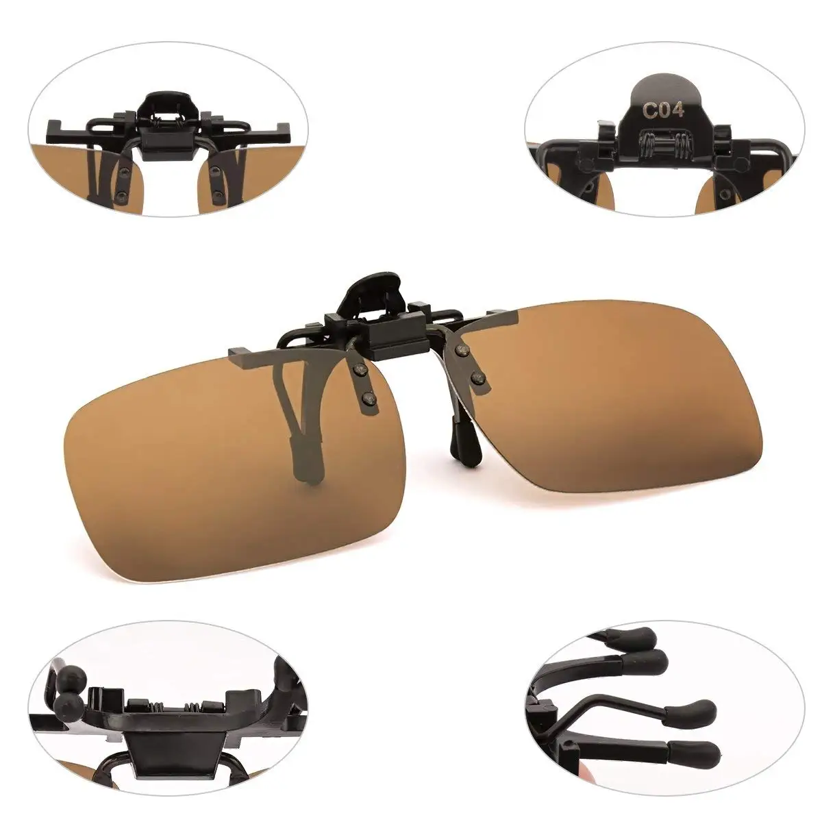 Polarized Sunglasses for Outdoor Walking Driving Fishing Cycling Night Vision (4-Pack)