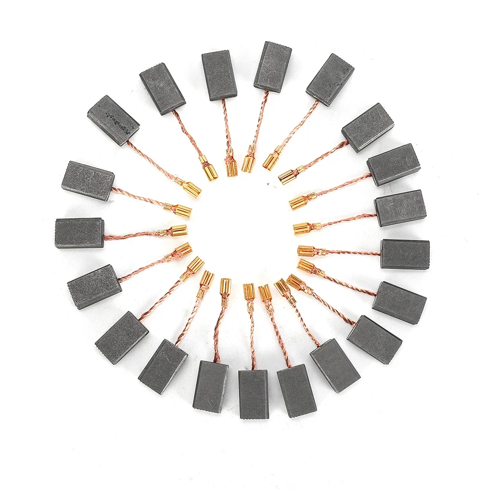 20 Pieces Of Carbon Brush 5*10*15mm Motor Carbon 125 14-150 Motor Angle Grinder Accessories Power Tool Brush