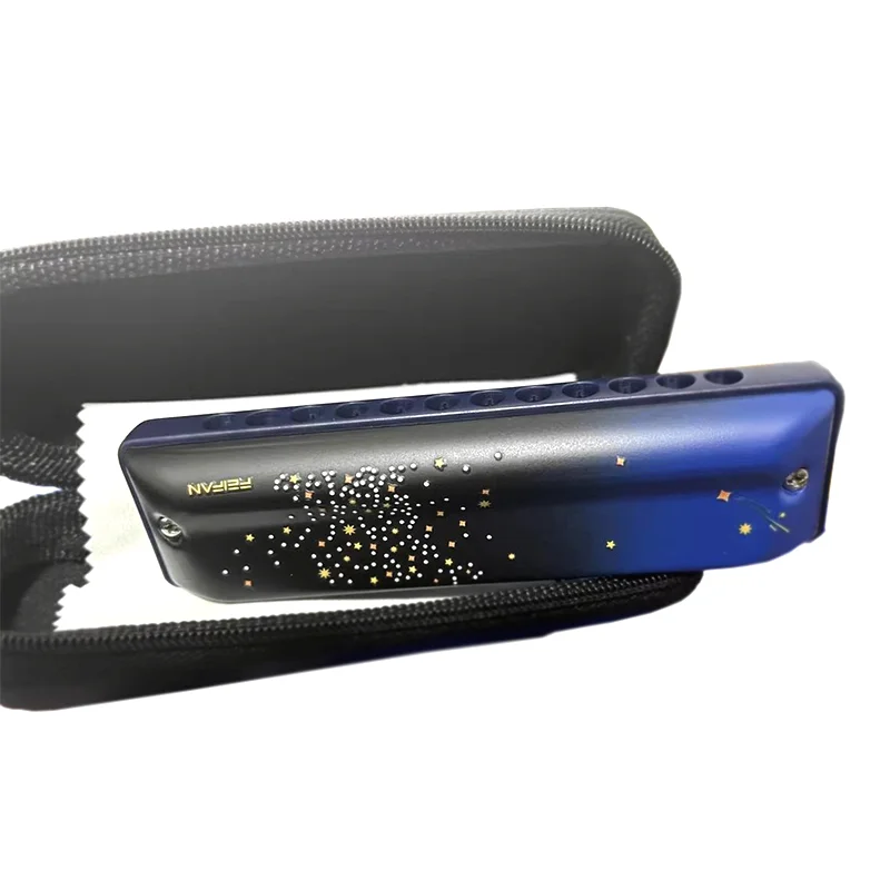 Harmonica Diatonic 12 Hole Professional Armonica Instrumentos Blues Harp Starry Sky Musical Instruments diatonic harmonica mouth harp