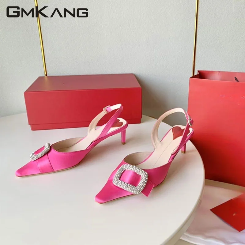 

Sexy high heels sandals for women rhinestone chain ankle tie party shoes for women irregular heels for summer sandals for women
