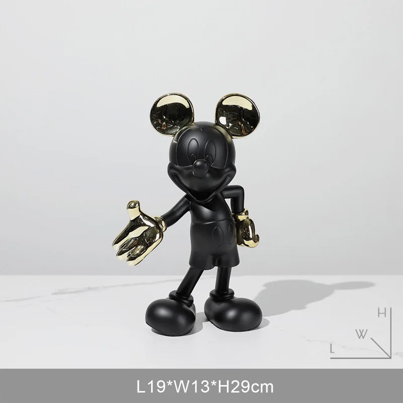 Fashion Welcome Minnie Mouse Action Figure Mickey Statue Collection  Advanced Room Decoration Simple Modern Ornaments Model Toys - AliExpress