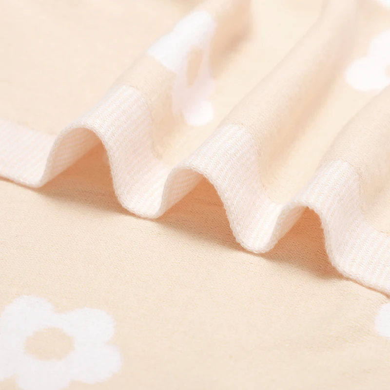 Fresh Pastel Floral Pattern Muslin Baby Swaddle Blankets Soft Newborn Security Blanket 0-24 Months Infant Receiving Blankets 4