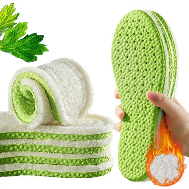 Termostatické tepelné vložky do topánok Ženy Muži Zimné hrejivé samozahrievacie plyšové vložky do topánok Mäkké hrubé nohy Starostlivosť o nohy Podpora klenby_voghion.com