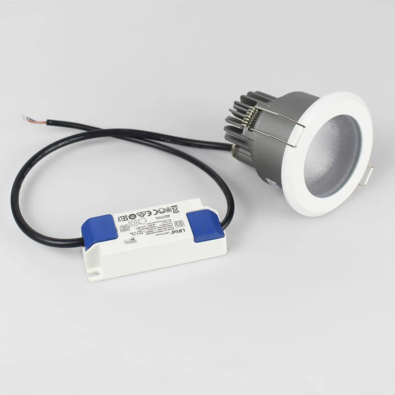 욕실 주방용 방수 LED 다운라이트 DALI Tuya Zigbee 디밍 가능 매립형 LED 천장 조명 7W 10W 안티포그 스포트라이트