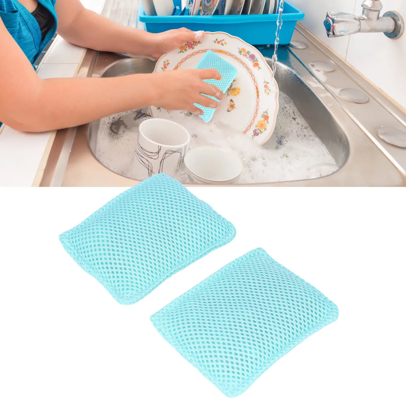 

Dish Scrubber Eco Friendly Reusable Dish Cloth Rag Kitchen Cleaning Tool for Household Dish Cloth Dish Rag Kitchen Dish Rag