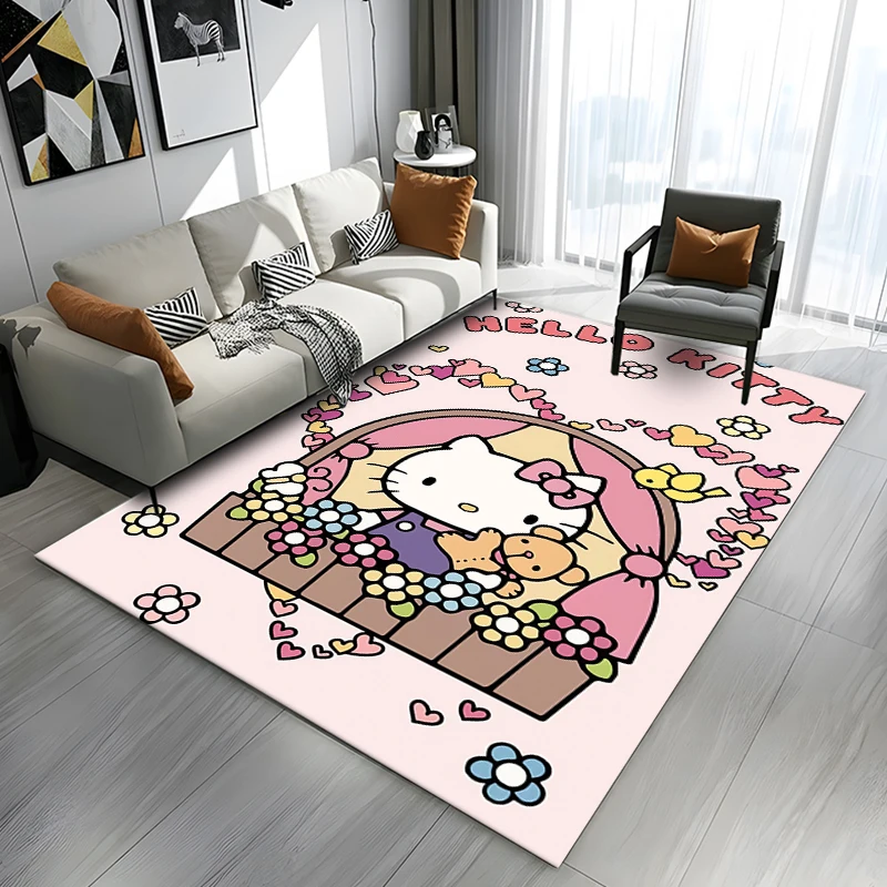 サンリオ＊ハローキティ＊プレイマット＊ラグ 楽天市場】お遊びマット キルティング マルチカバー 145×145cm