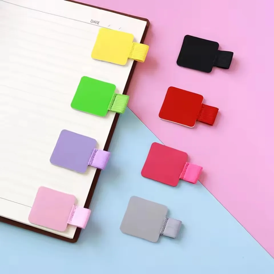 2/1Pack Elastic Pen Loop Holder Self-Adhesive PU Leather Clip Pencil For Notebooks Journals Planners 3