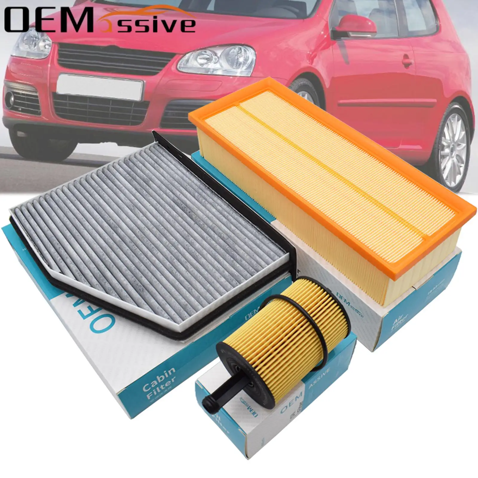 Filtro Olio Abitacolo Polline Per Vw Golf 5 Mk6 2003 2004 2005 2006 - 2011 2012 2013 Azv Bkc Bru Bee Bkd Bkc Cbaa 1968Cc 1896Cc