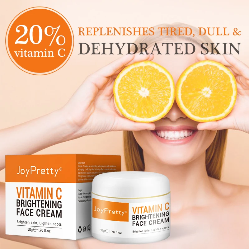 Vitamin C Cream and 24k Gold Serum Sets Whitening Remove Dark Spots Moisturizing Anti Aging Skin Care Set