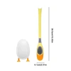 Creative Diving Cartoon Duck Silicone Toilet Brush Home Cleaning Kit With Base Bathroom Wall Mounted Toilet Brush 6