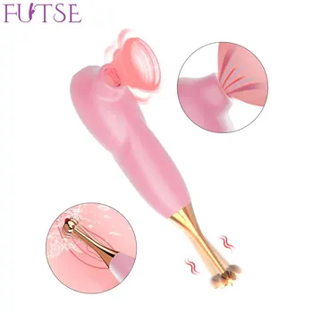 Clitoral Sucking Vibrator For Women Nipple Sucker Clitoral Stimulator Oral Vacuum Massage Dildo Sex Toys Goods for Adults 18+
