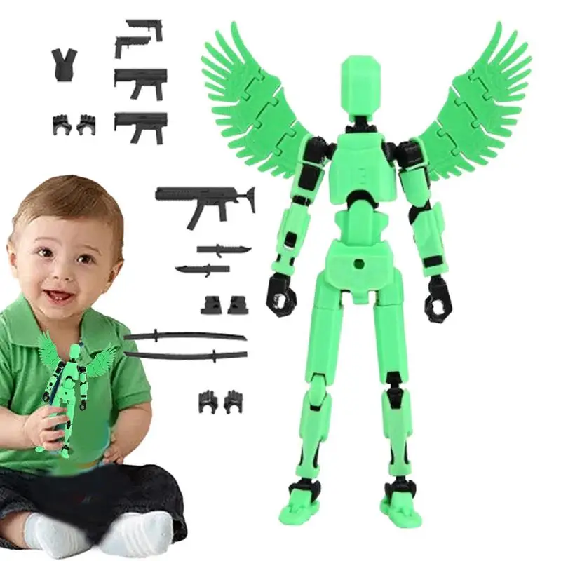 3D Printed Multi-Jointed Movable Shapeshift Robot Games child Mannequin Dummy 13 Action Figures Gift Games Toy for girl boy Kids