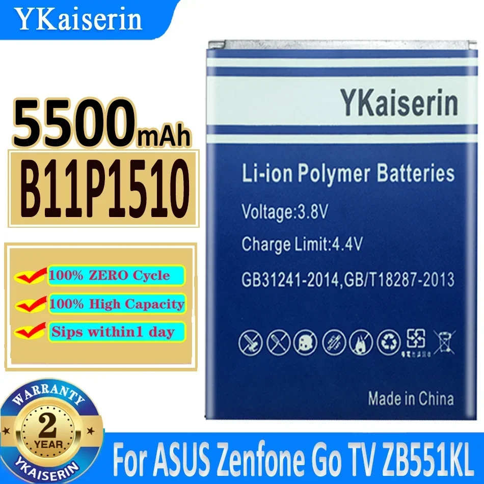 

Аккумулятор ykaisin 5500 мАч для ASUS Zenfone Go Tv ZB551KL X013DB Bateria