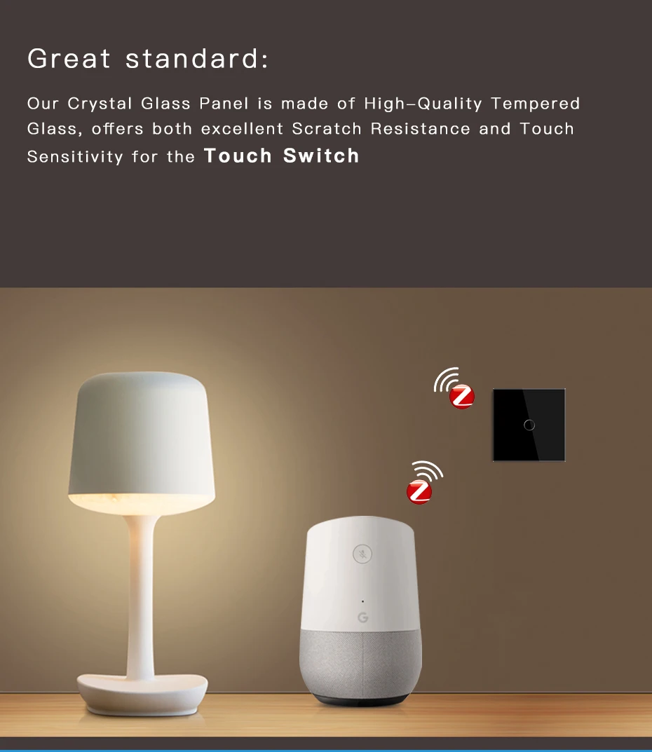 Interruptores de Luz Triplo Duplo, Tuya Smart