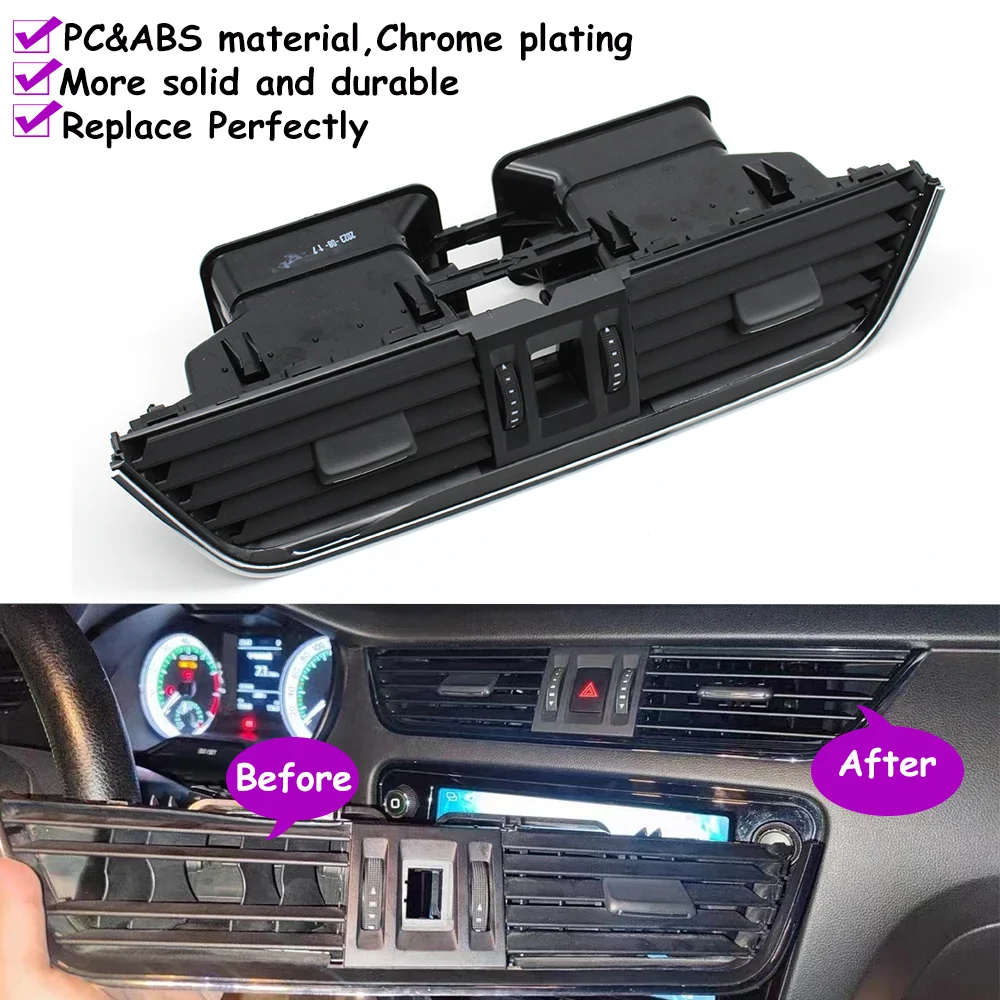 CMLGWL Grille D'aération Centrale Pour Skoda Pour Octavia