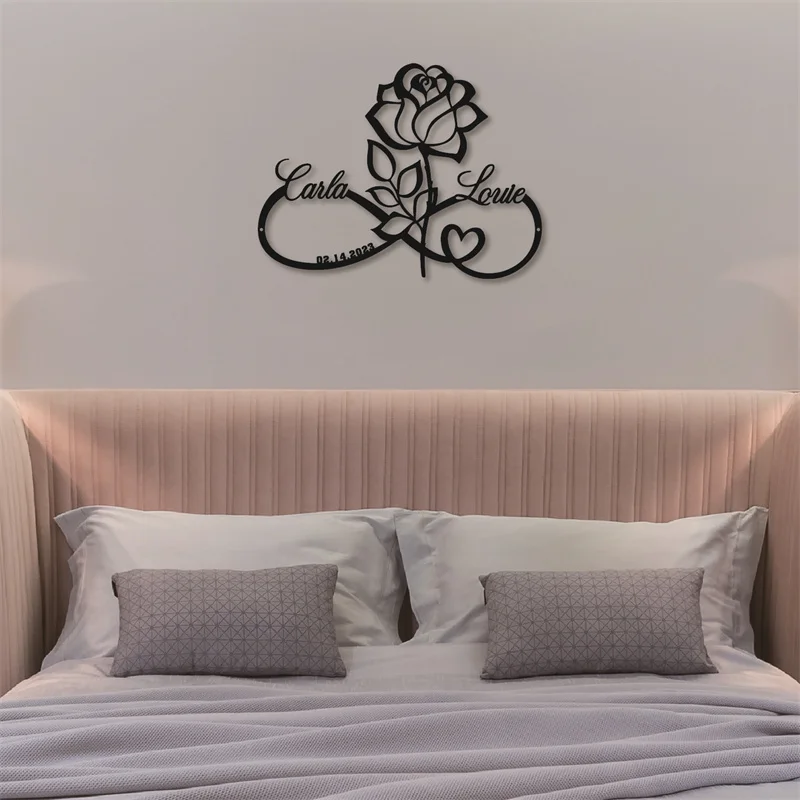 Custom Rose Infinity Love Wall Art 6 | Custom Rose Infinity Love Wall Art 4