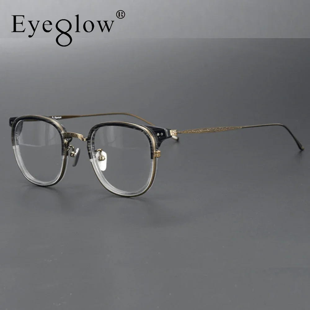 

2020 Glasses Frame Titanium Prescription Glasses Women Myopia Eyeglasses Frames for men Vintage Japan Designer Brand Glasses