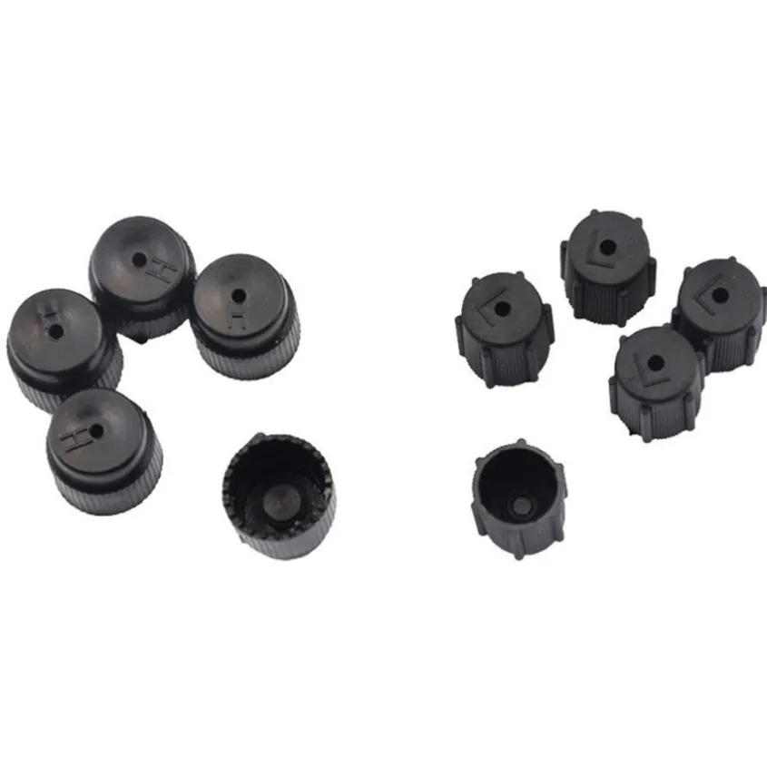 

10pcs Air Conditioning Service Charging Port Ac System Caps R134a 13mm 16mm High Low Side Auto Air Conditioner Maintenance