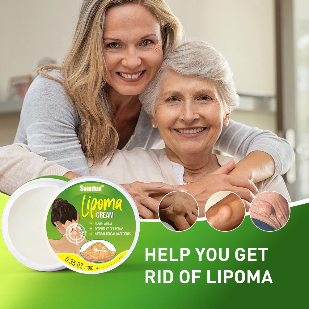 2Types Sumifun Lipoma Cream Remove Anti-tumor Fat Lump Nodular Ointment Skin Cyst Swelling Pain Relief Antibacterial Plaster