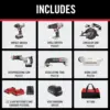 PORTER-CABLE PCCK617L6 20V MAX* Lithium Ion 6-Tool Combo Kit with Free USB Device 2