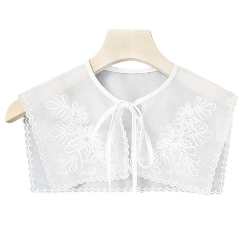 

Universal Sheer False Collar Summer Spring Woman Blouse Shirt False Collar drop shipping