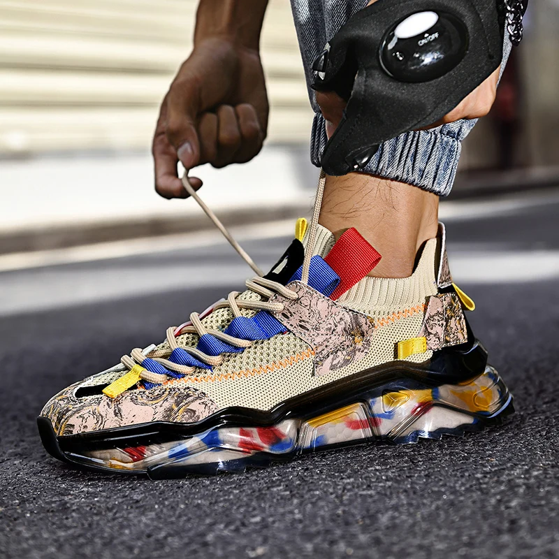 Shoes men Sneakers Male casual Mens Shoes tenis Luxury shoes Trainer Race Breathable Shoes fashion loafers running Shoes for men