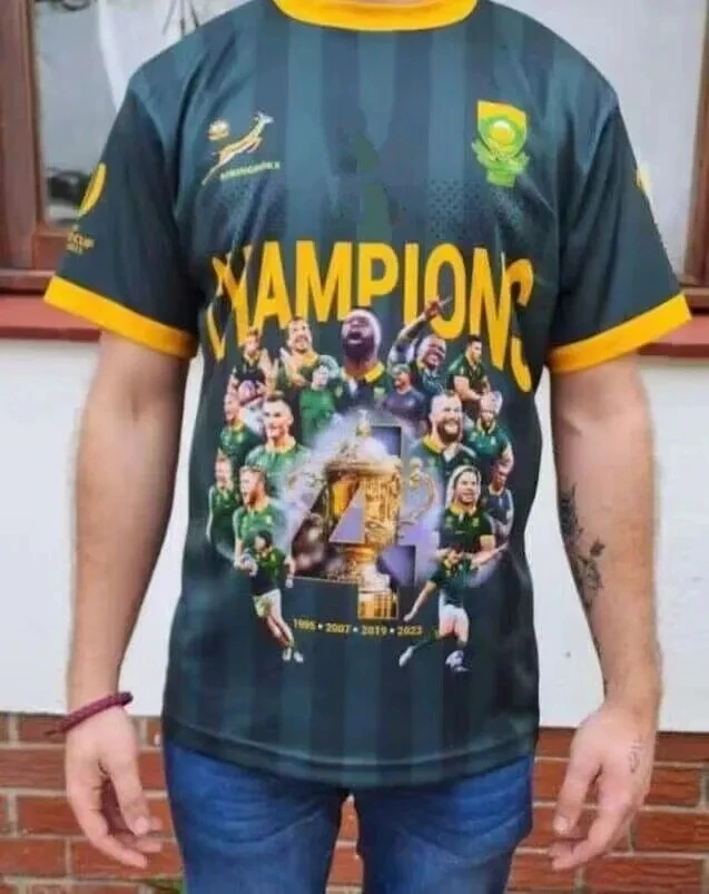 

South Africa rugby jersey 2023 2024 home away rugby shirt Custom Name and Number