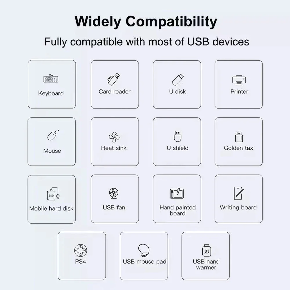 Usb C Docking Station 4 Port Type C Multi Splitter OTG USB HUB Adapter for Macbook 13 HUAWEI Xiaomi Phone Laptop Accessories