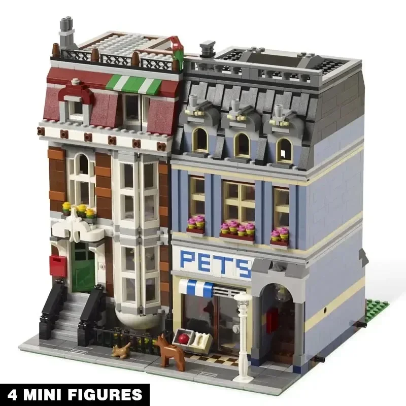 2032 PCS Pet Shop Compatible 10218 15009 30015 Building Blocks Bricks Birthday Christmas Gifts Toys