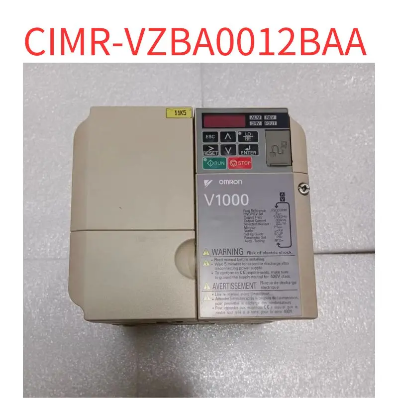 

Used CIMR-VZBA0012BAA Inverter tested ok VZAB2P2BAA 2.2/3.0KW 220V