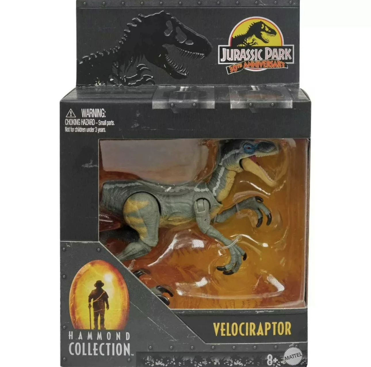 Figura de acción original de Jurassic World Hammond Collection, modelo Trex Baryonyx Velociraptor Jurassic Park, dinosaurio, juguetes para niños