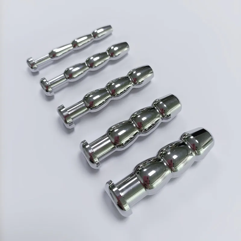 Metal Beads Urethral Toy Horse Eye Stimulation Penis Plug Urethral Dilator Catheter Sounding Rod Adult Sex Toys For Men Couple