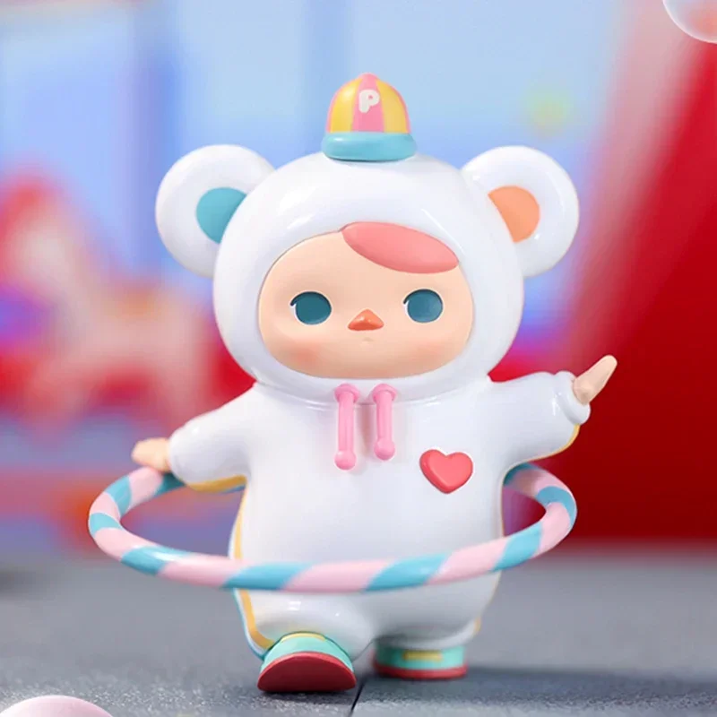 

POP MART Pucky Spirit Hula обруч детские игрушки ручной работы 8 см ПВХ кавайная кукла экшн-фигурки модели