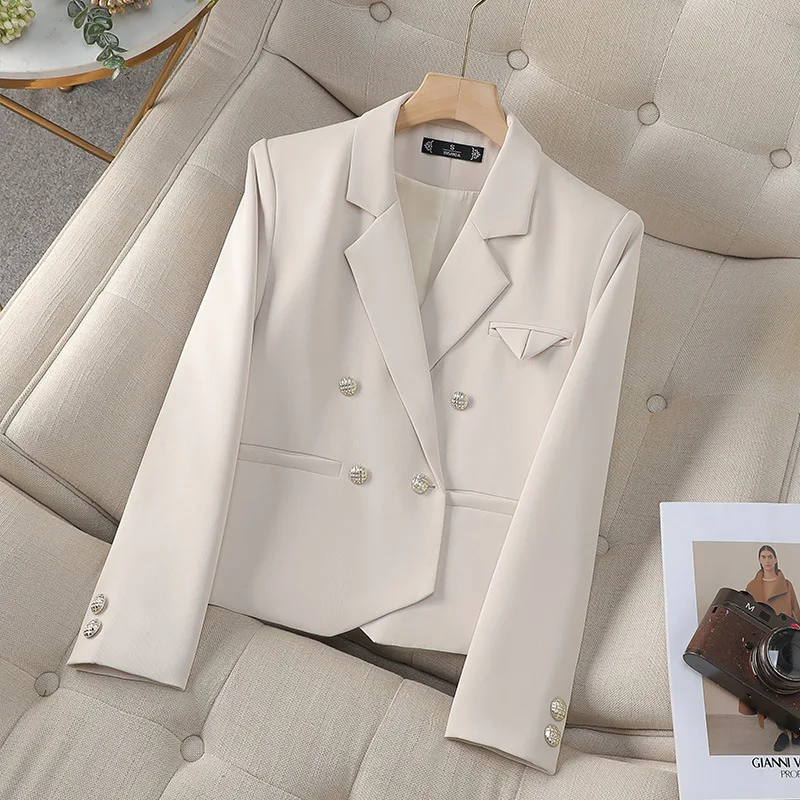 Giacca Lunga Donna Primavera - Cardigan Elegante Con Bottoni, Maniche Lunghe, Per Ufficio E Casual