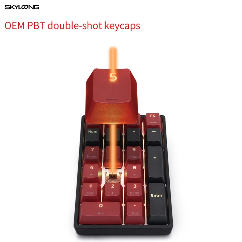 SK21 광 스위치 기계식 키보드 RGB 백라이트 유형 핫 스왑 가능 PBT