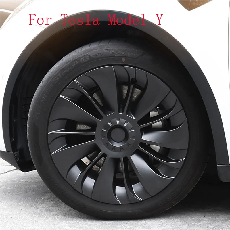 

4 шт., колпачки на ступицу колеса для 2020-2023 Tesla Model Y 19 дюймов